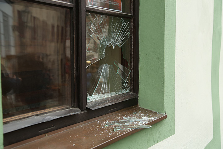 A2B Glass are able to board up broken windows while they are being repaired in Cramlington.